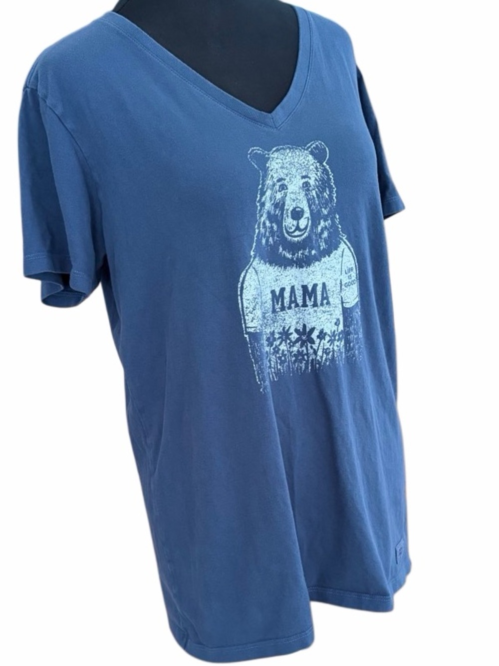 Life Is Good MAMA Bear Crusher navy tee shirt size Medium. - Picture 6 of 8